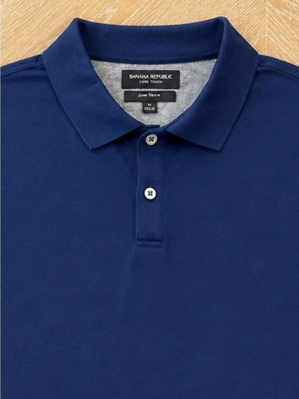 Banana Republic Luxury Touch Polo Shirt XL Navy Blue Standard Fit